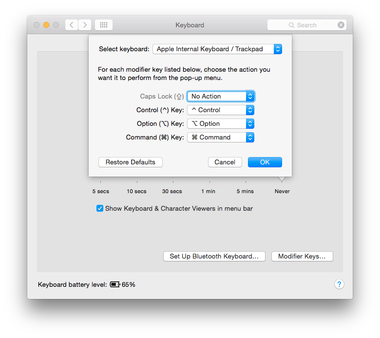 System Preferences screenshot